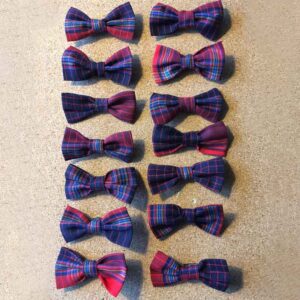 Hårsløjfer syet fra Fanøskluden