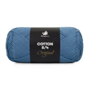 Garn mayflower fanøkluden 100% bomuld mørk dueblå